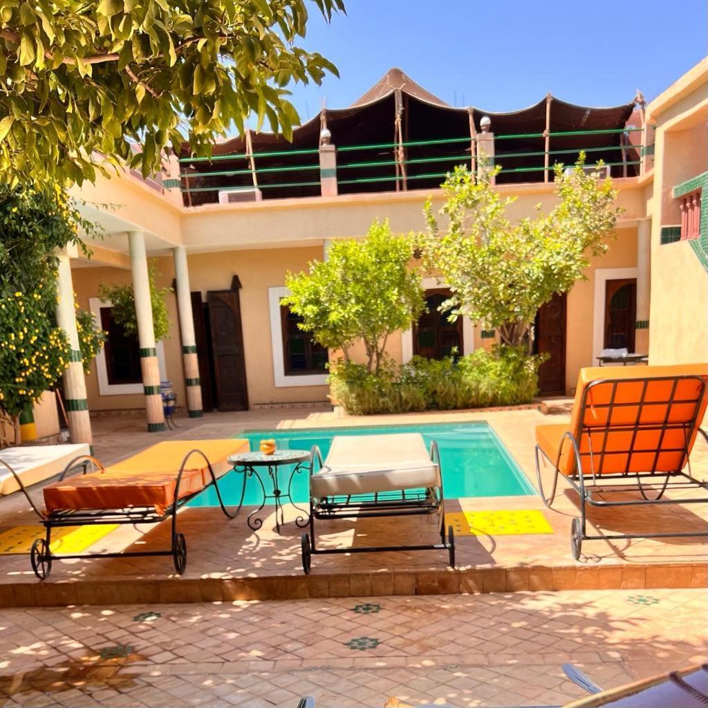 Riad Rime Garden Marrakech Lagouassem 外观 照片